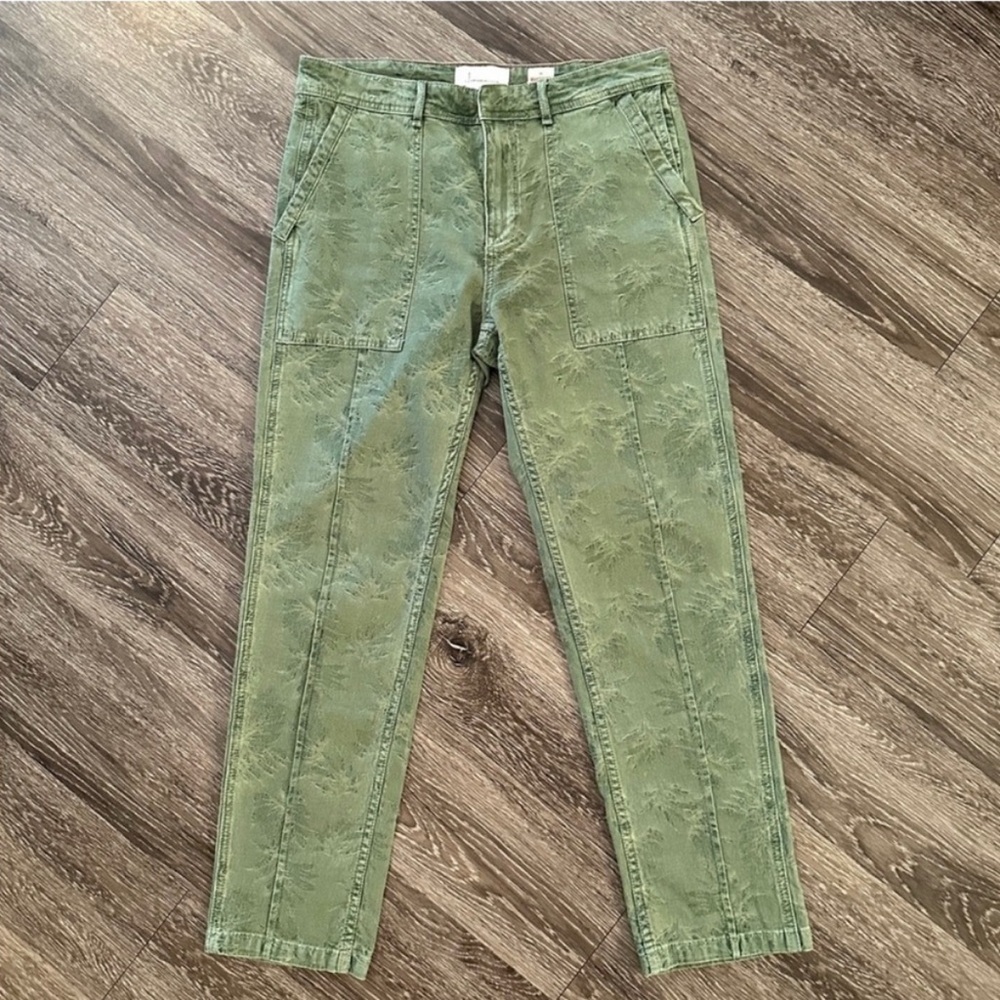 Anthropologie Pilcro the Wanderer Palm leaf pattern Size 30 - Picture 2 of 5